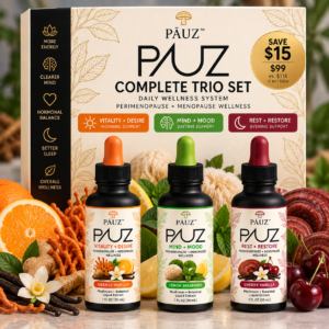 Pāuz™ Complete Trio Set with Vitality + Desire, Mind + Mood, and Rest + Restore
